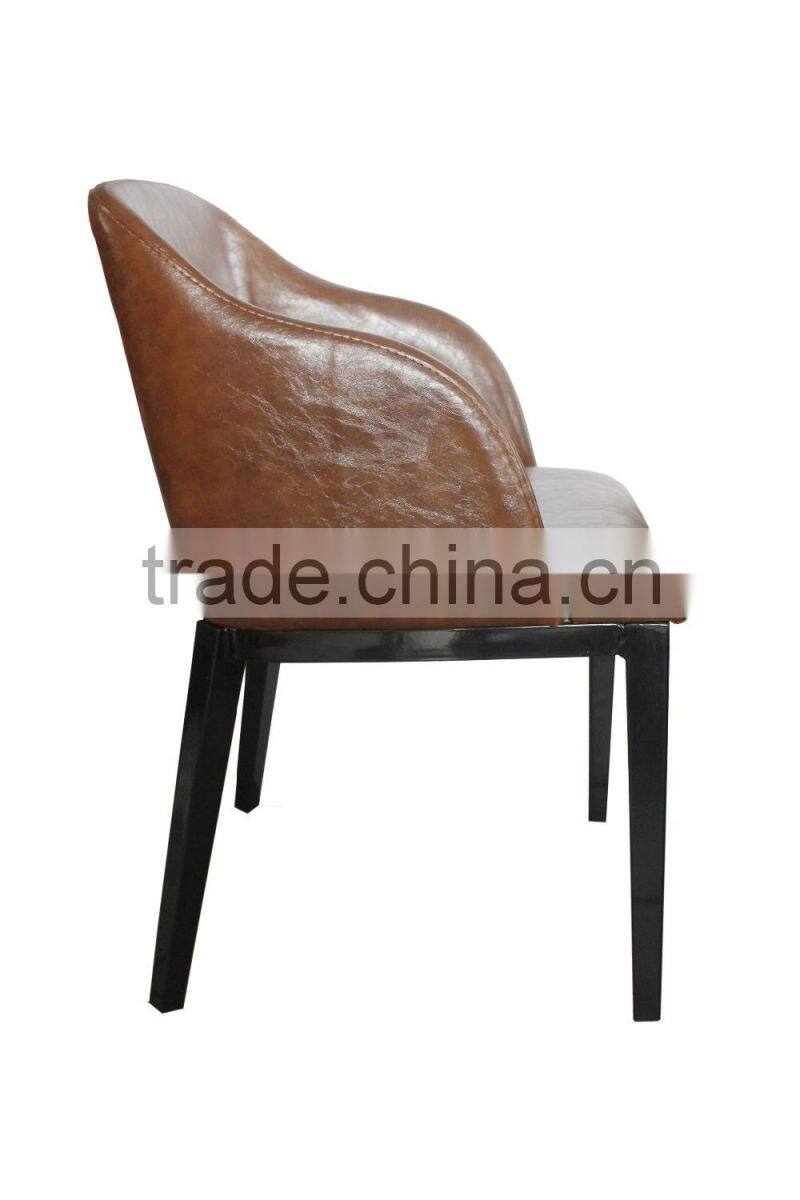 Cheap strong ergonomic metal specification of dining table and chairs designs