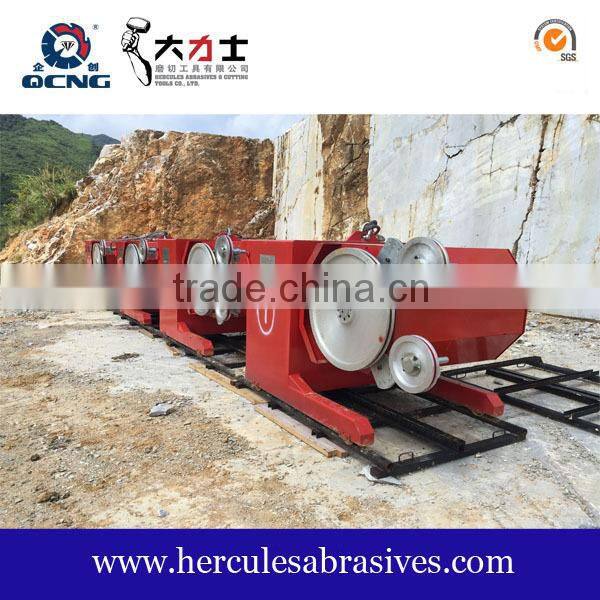 75HP quarry diamond wire cutter for granite, marble, sandstone, limestone