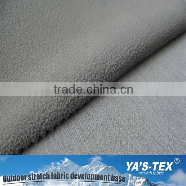 YA'S-TEX softshell polyester bamboo fiber laminated bamboo fleece fabric