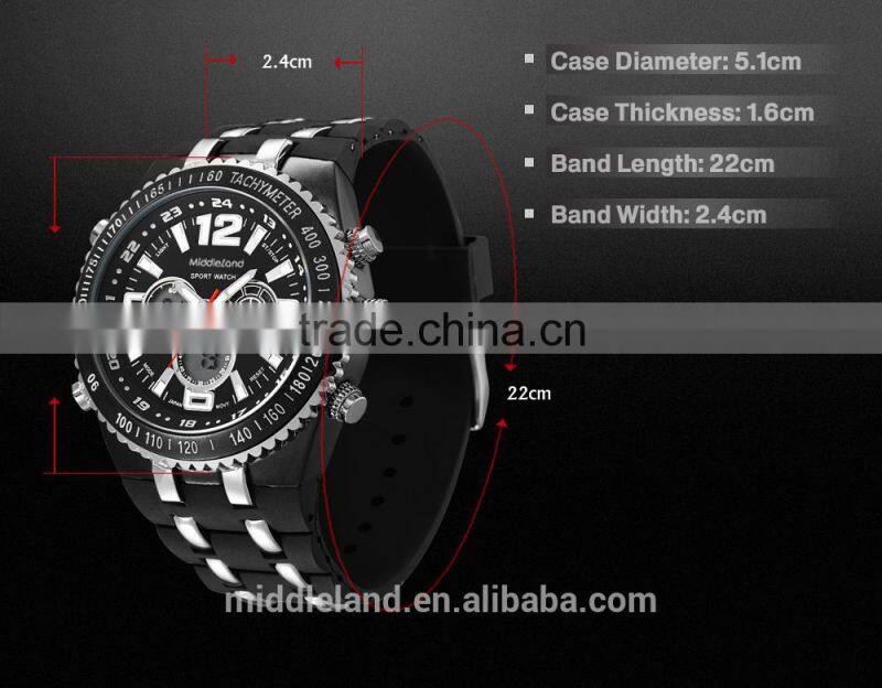 Middleland 8015 discount sports watch in market