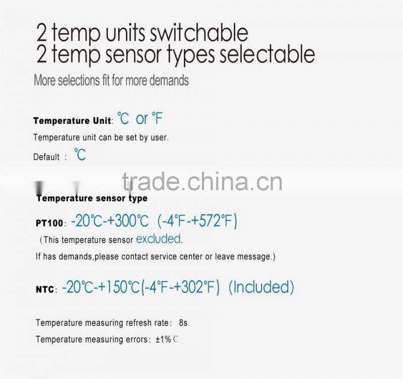 Digital LCD tach hour meter thermometer temp meter for gas engine motorcycle marine jet boat buggy tractor pit bike paramotor