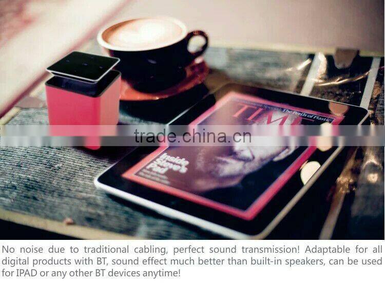 Bortable Bluetooth Speaker With Touch Sensitive Control Screen