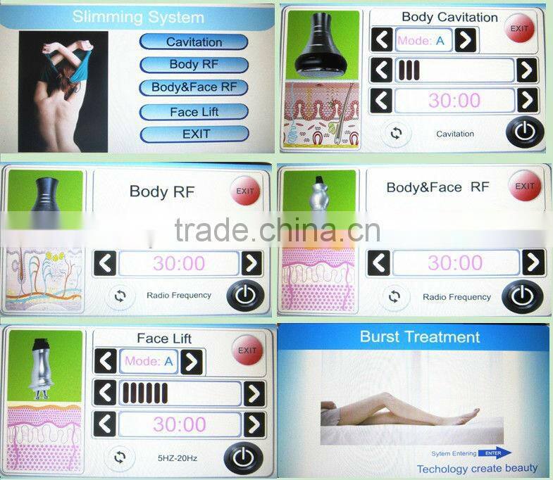 VY-M48 Multipolar rf and weight loss cavitation machine