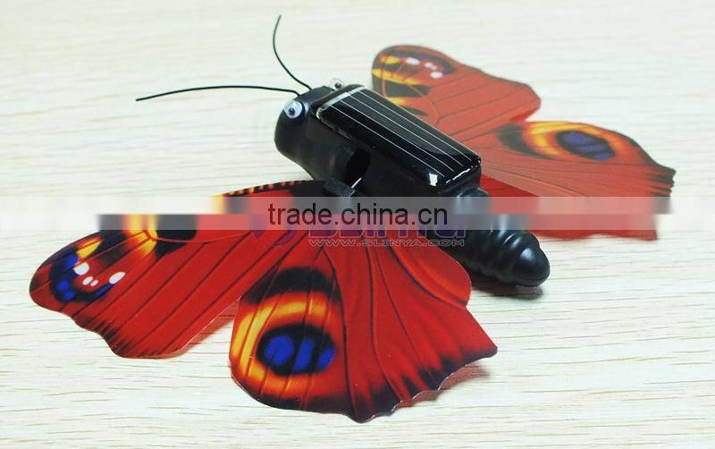 Christmas 3 Years Boy Love Enducation Toy Fly Insect Sunlight Energy Solar Butterfly