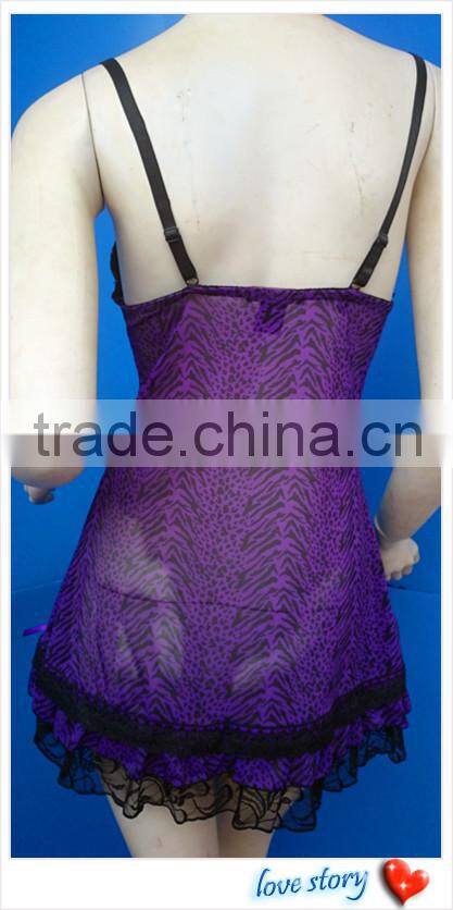 Sexy Animal Printed Lingerie, Lace Lingerie