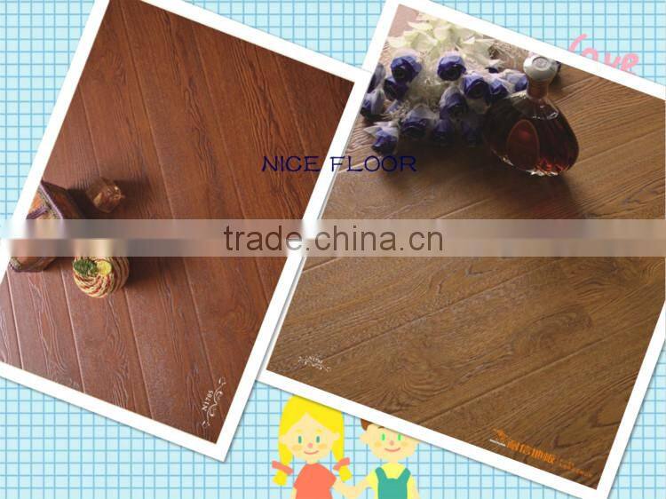 Top species Oak hard wood Three layer engineered wood flooring