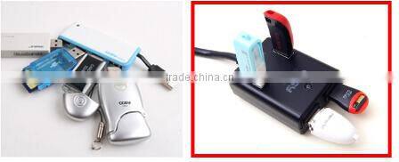 4-Port USB 3.0 Charging Hub Device with Wireeless or Wire Adaptor