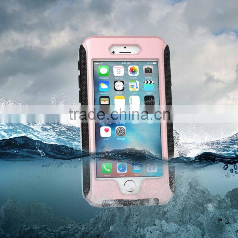 Waterproof Case for iPhone 6/6 plus Sports waterproof armband phone case with Full body covered sky blue