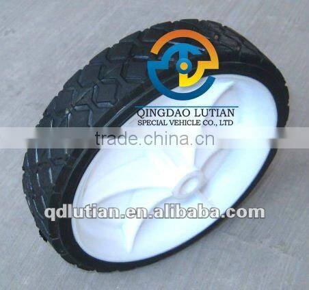 plastic rubber wheels, 6 inch solid rubber wheel