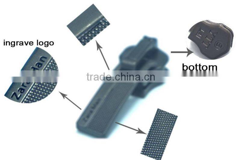 Factory zipper slider,zip pulls for luggage,outo lock zipper puller accessories