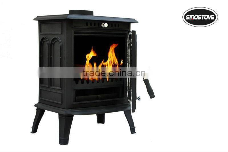 freestanding cast iron wood stove 1081