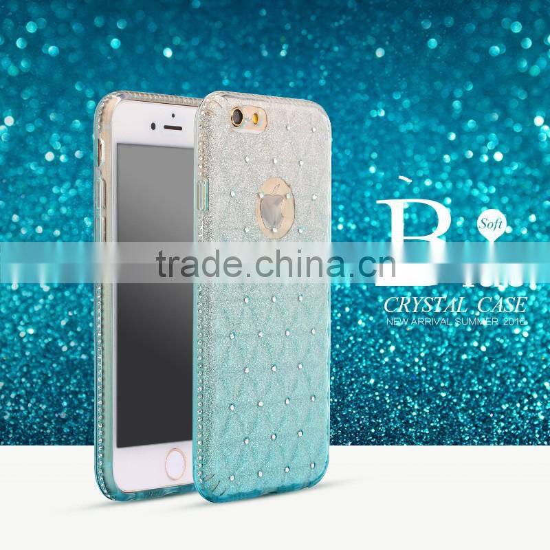 Wholesale phone cover glitter phone case for iphone6 plus
