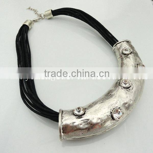 Indian style silver necklace ,native american style necklace ,alloy necklace