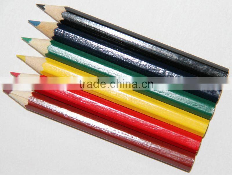 6 Mini Color Pencil Set, Half Size Color Pencil