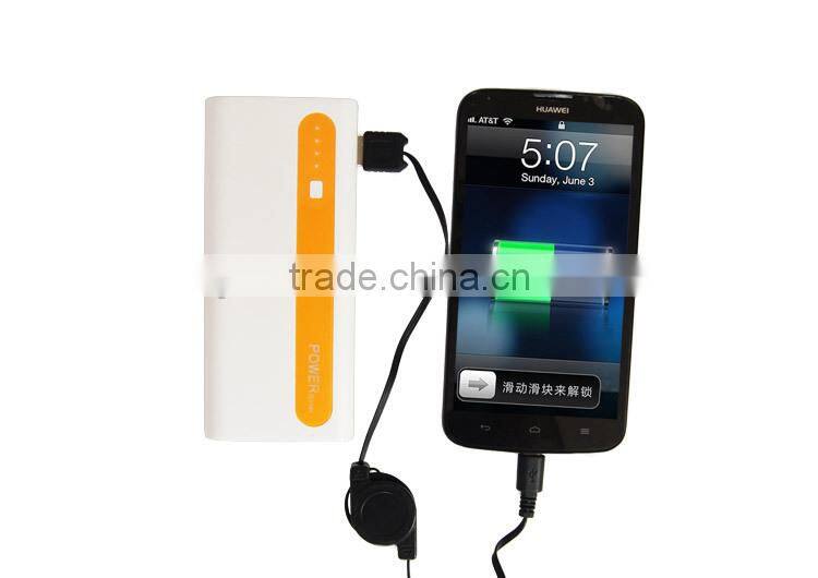 REYON Power Bank 10000mAh External Battery Charger Dual USB Charger with Flashlight Fast Charging for Apple Phone iPad Samsung