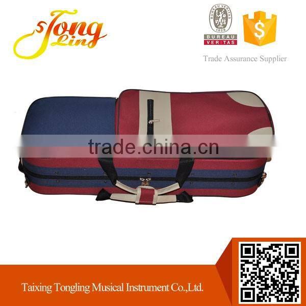 Colorful High Density Foam Violin Double Case 4/4