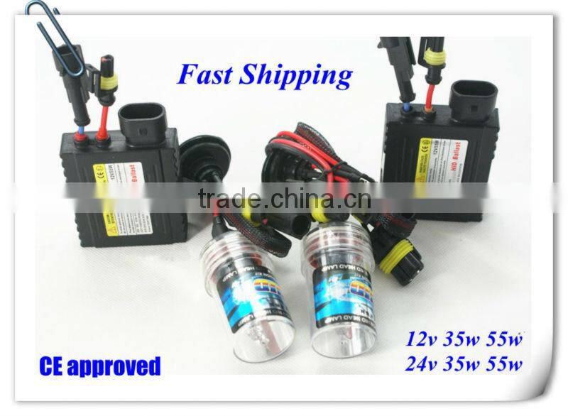 HID xenon conversion kit/lamps super slim ballast /h8/H9/h10/h11 CE approved AC/DC 12v 35w 55W