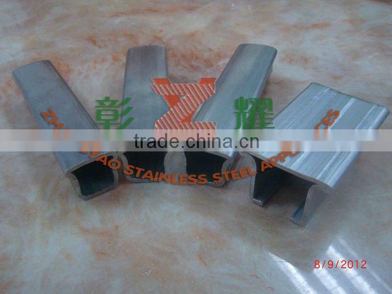 stainless steel U channel banister railing/post