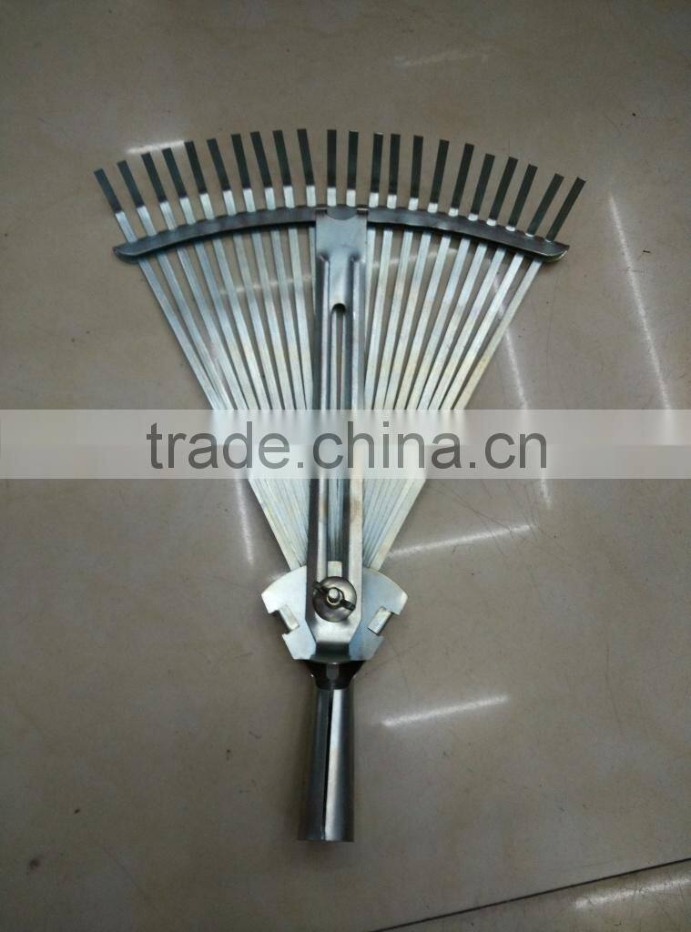 Garden hand rake / Garden leaf rake / adjustable garden rake