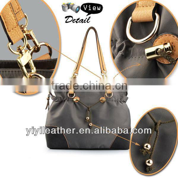 2117- wholesale utility fashion nylon big grey tote bag