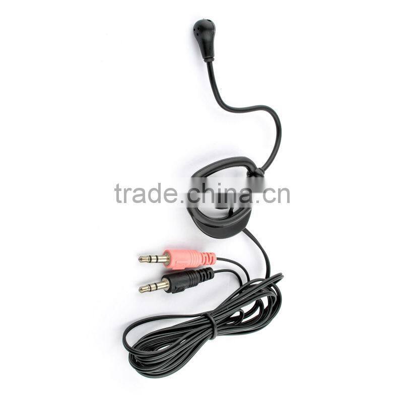 made in china earphones with mic volume control XTY-17