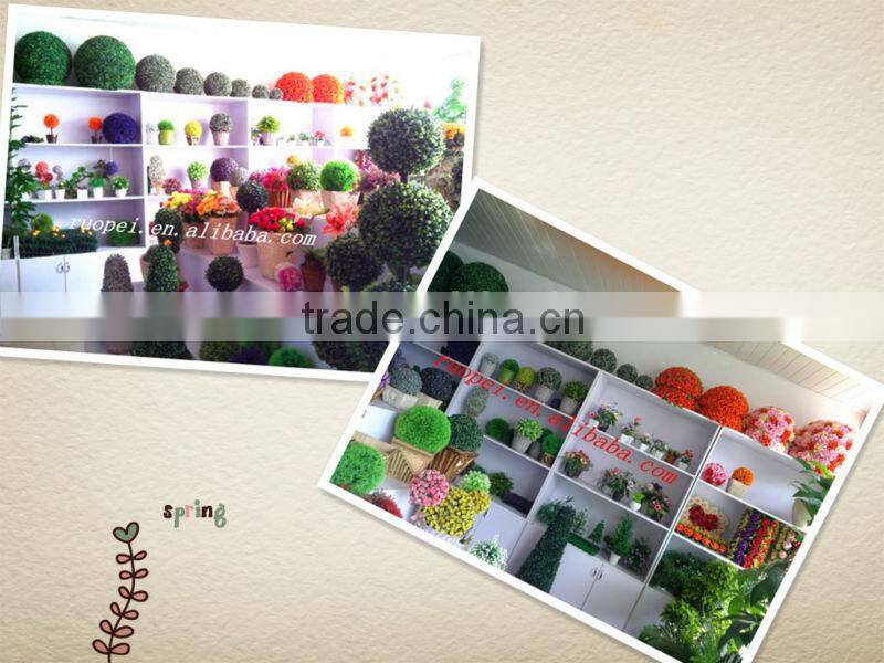 High emultion green decorative artificial star shaped potted bosai