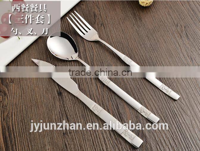 Korean stainless steel steak knife with high mirror polish and low price