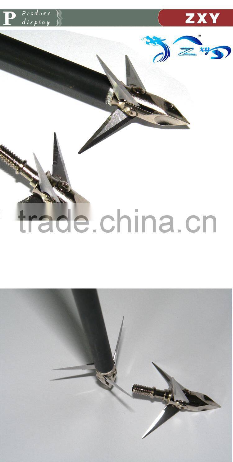 Wholesale Broadhead 100gr 3blade hunting arrow tip for crossbow compound bow