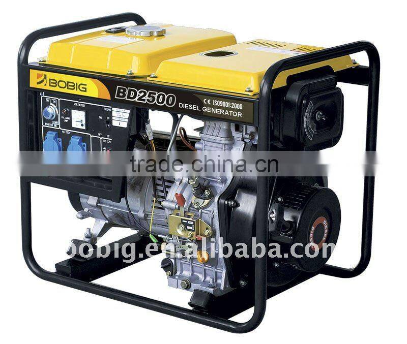 Low distortion 5% Air Cooled Diesel Generator auxiliary power
