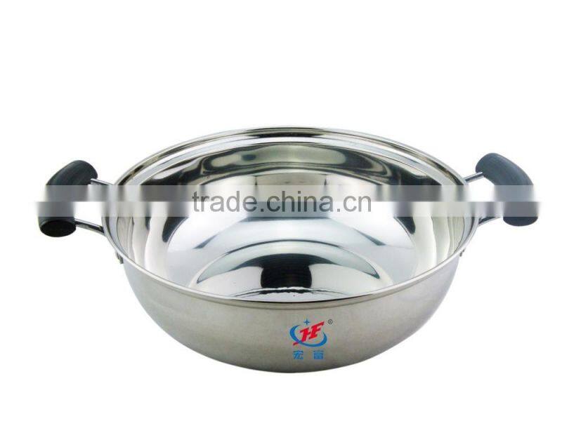 stainless steel kitchenware hot pot manufacturers of china for sale