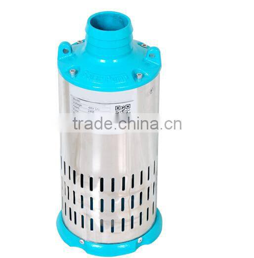 solar dc water pump for irrigation use, 100m water pump connecting solar system with charge