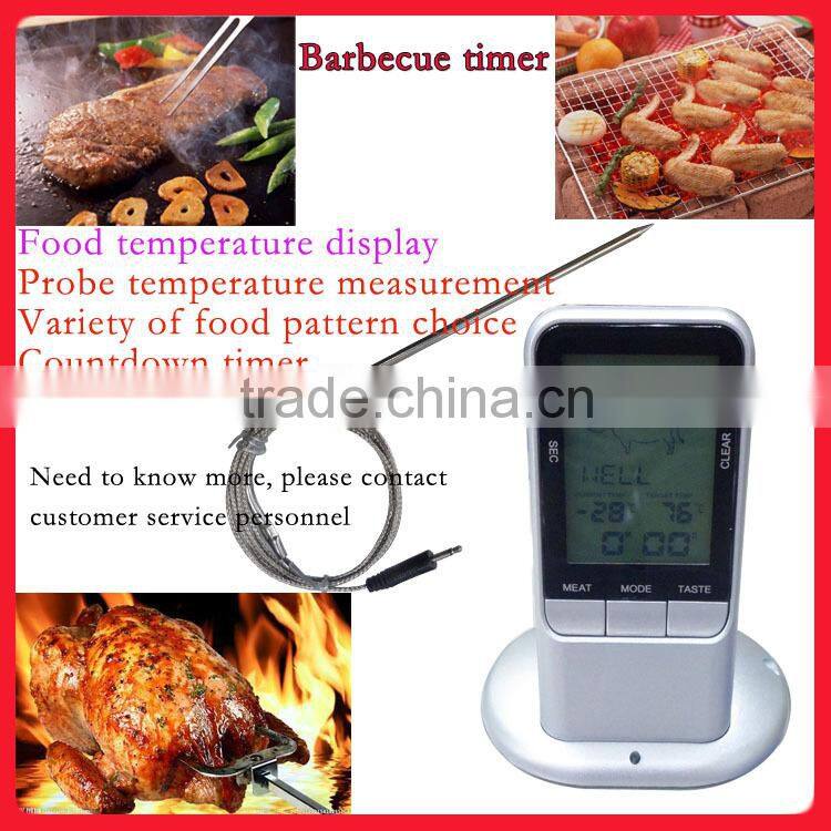 Temperature Alarm Function Barbecue Meat Thermometer