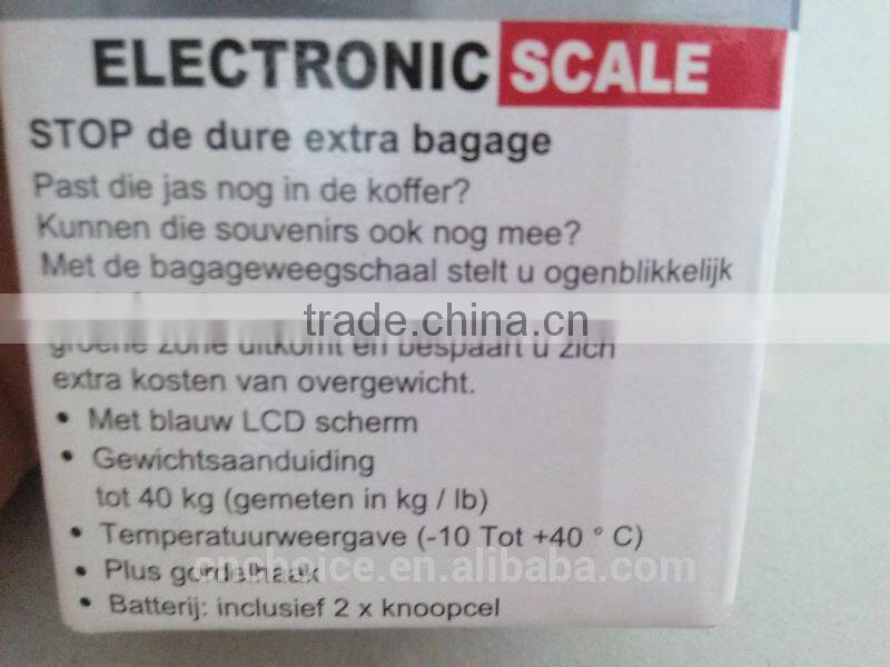 Electronic portable scale