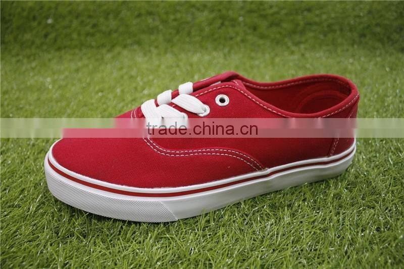 2016 china low price new model flat canvas shoes man