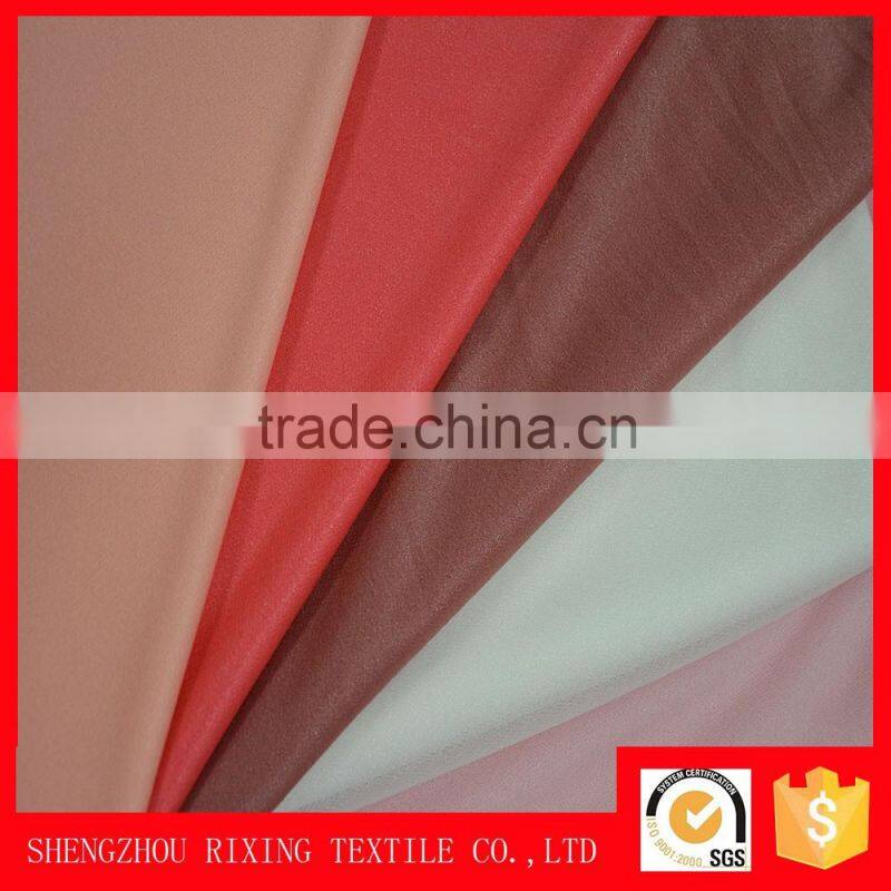 popular 2016 hot sell crepe knitted fabric for free prom dress