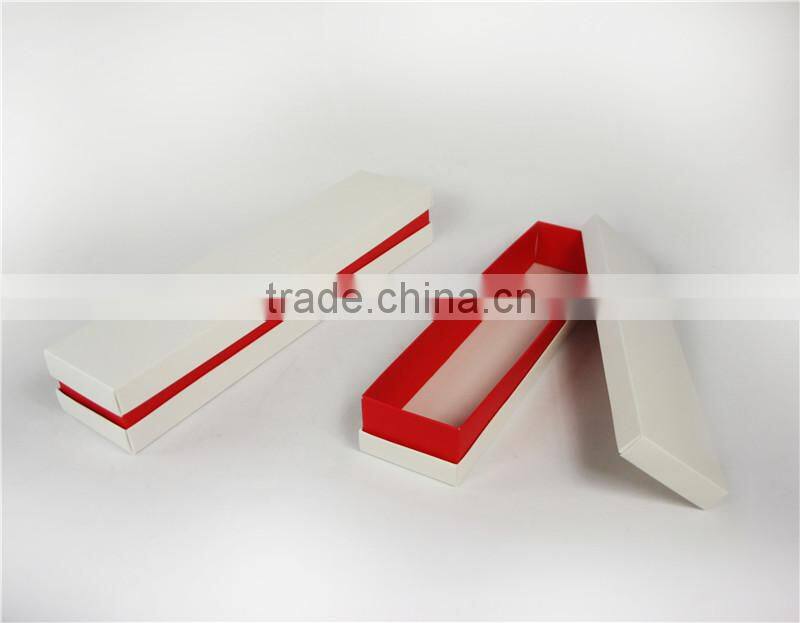 red and white long paper box packaging box for watch gift wholesale