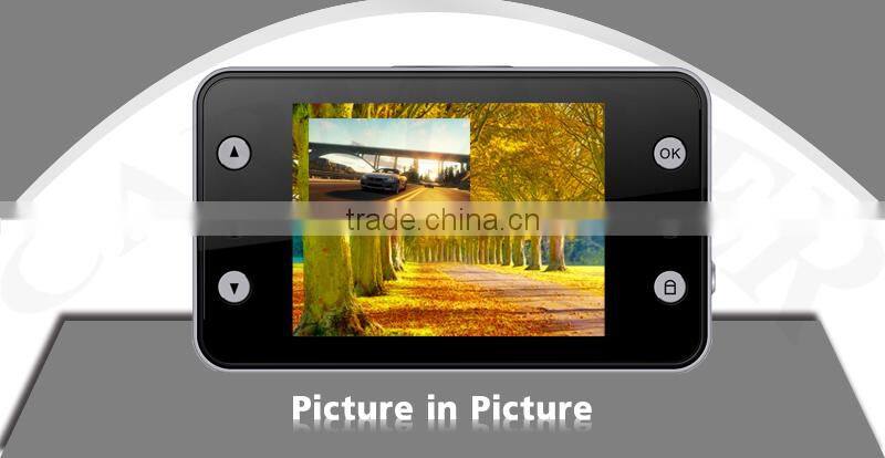 2014 Carmaxer OEM PIP HD Dual Camera car black box with backup camera