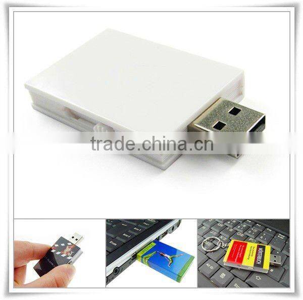 Promotion! The newest design of 2012 book shape USB 2.0 flash drive