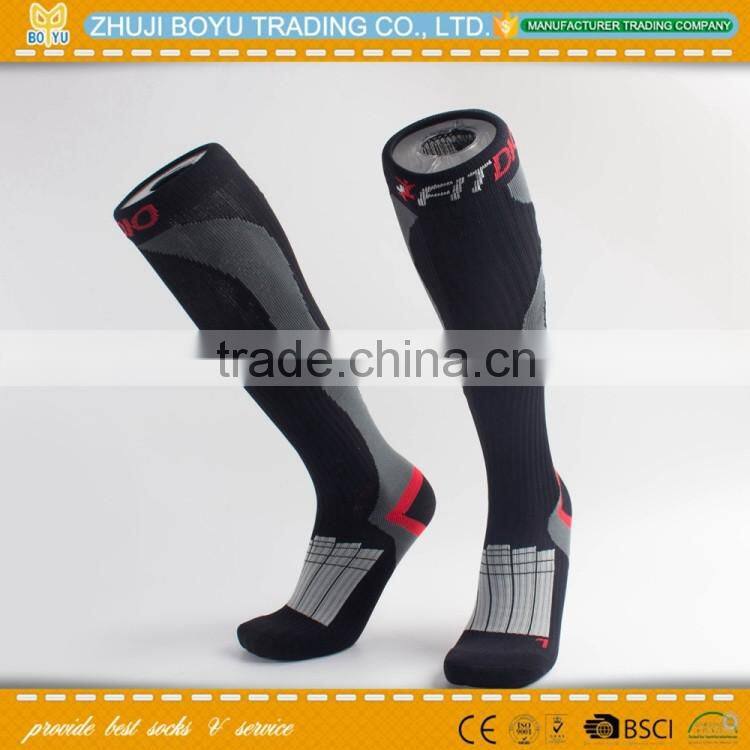 BY-160504 2016 new style sports pressure socks Professional outdoor sports training socks customized socks
