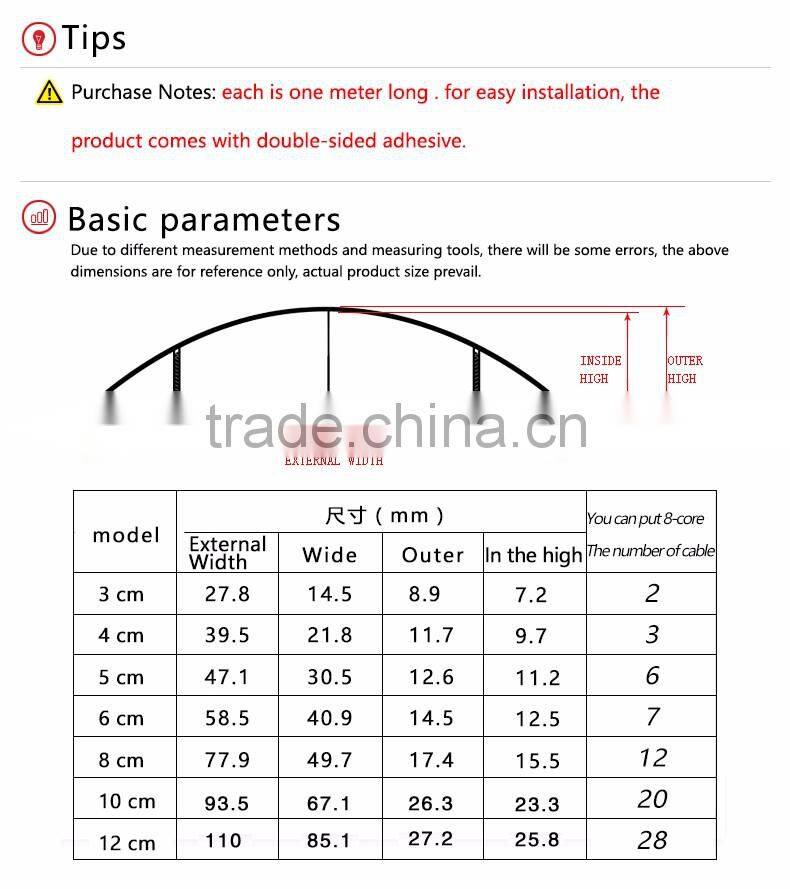 aluminum cable wire trunking China Supplier