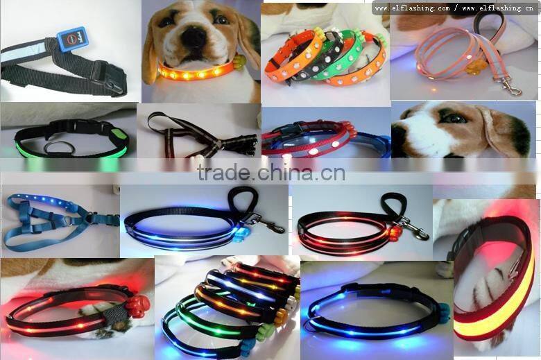 Attractive and Lighting led dog collar,led pet collar for dogs