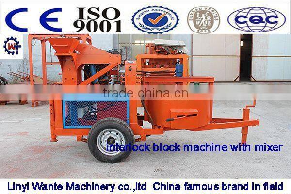 WT1-20M promotion price clay automatic block brick forming equipment
