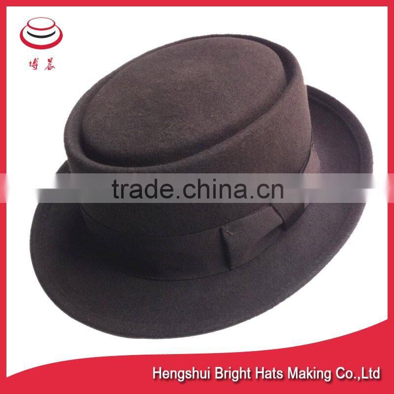 Porkpie or Pig Pie Pork Pie 100% Wool Felt Hats