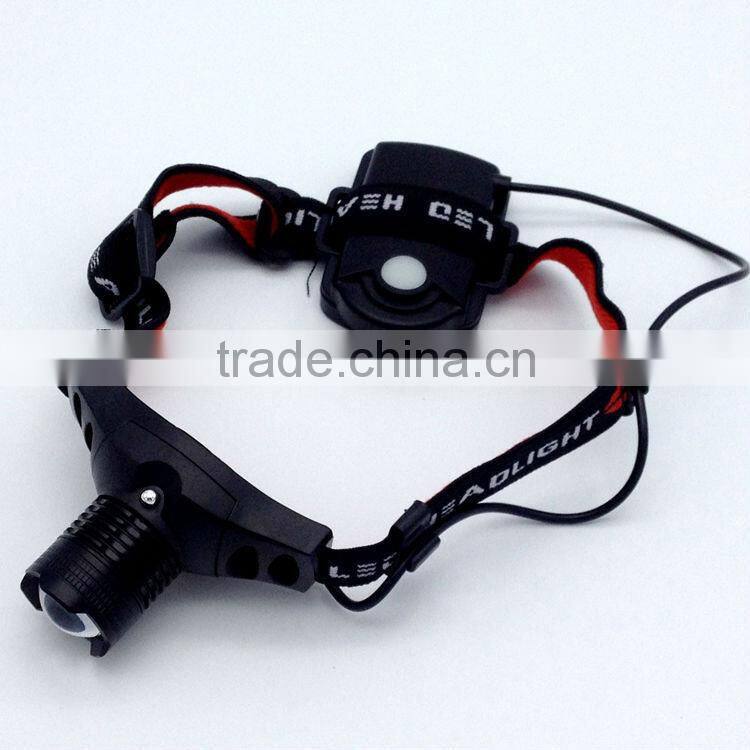 POPPAS T20 ZOOM adjustable high powerful led flashlight headlamp led