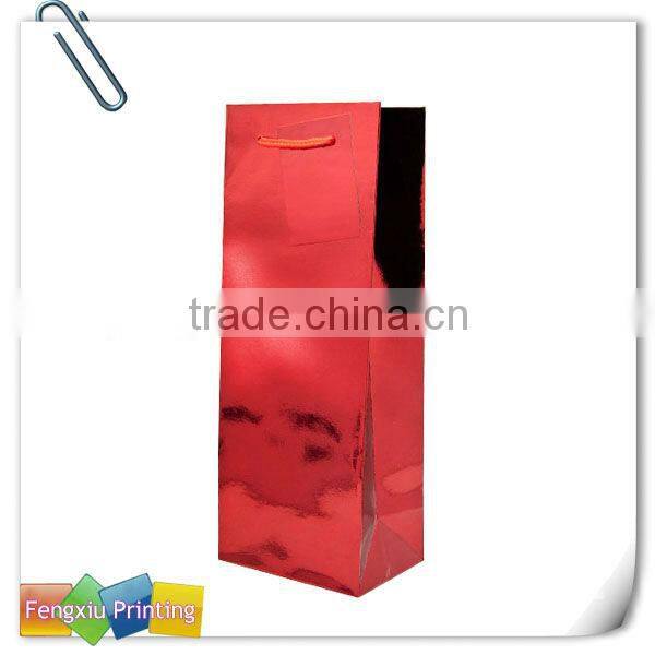 Promotional Paper Wine Bottle Bag