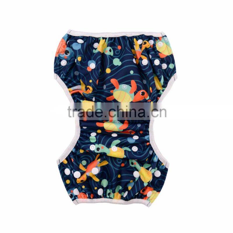 Alva New Turtle Pattern of Baby Swim Diaper Reusable Swimming Diaper