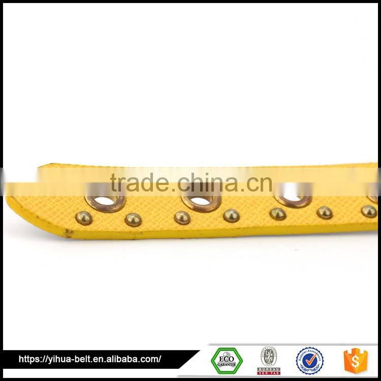 factory directly sell girl rivet pin buckle belt