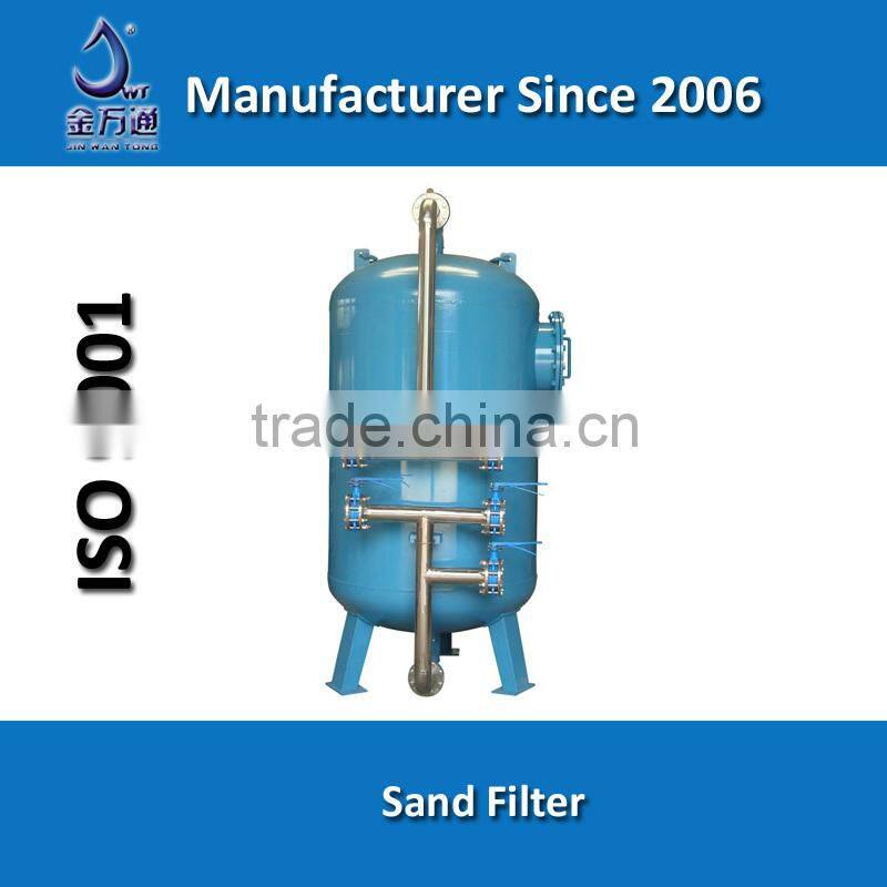 sand filter for water treatment carbon steel tank