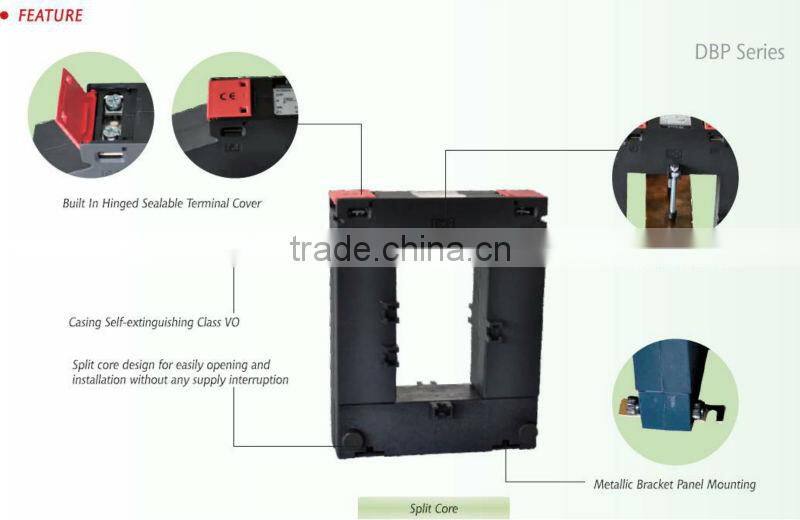 Plastic Case Split core Current Transformer DBP-816