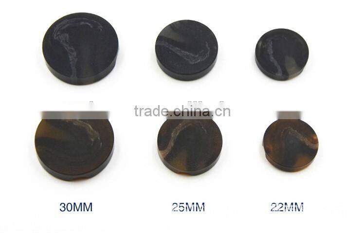 Fashion 4 hole black resin button,coat decoration accessoris button